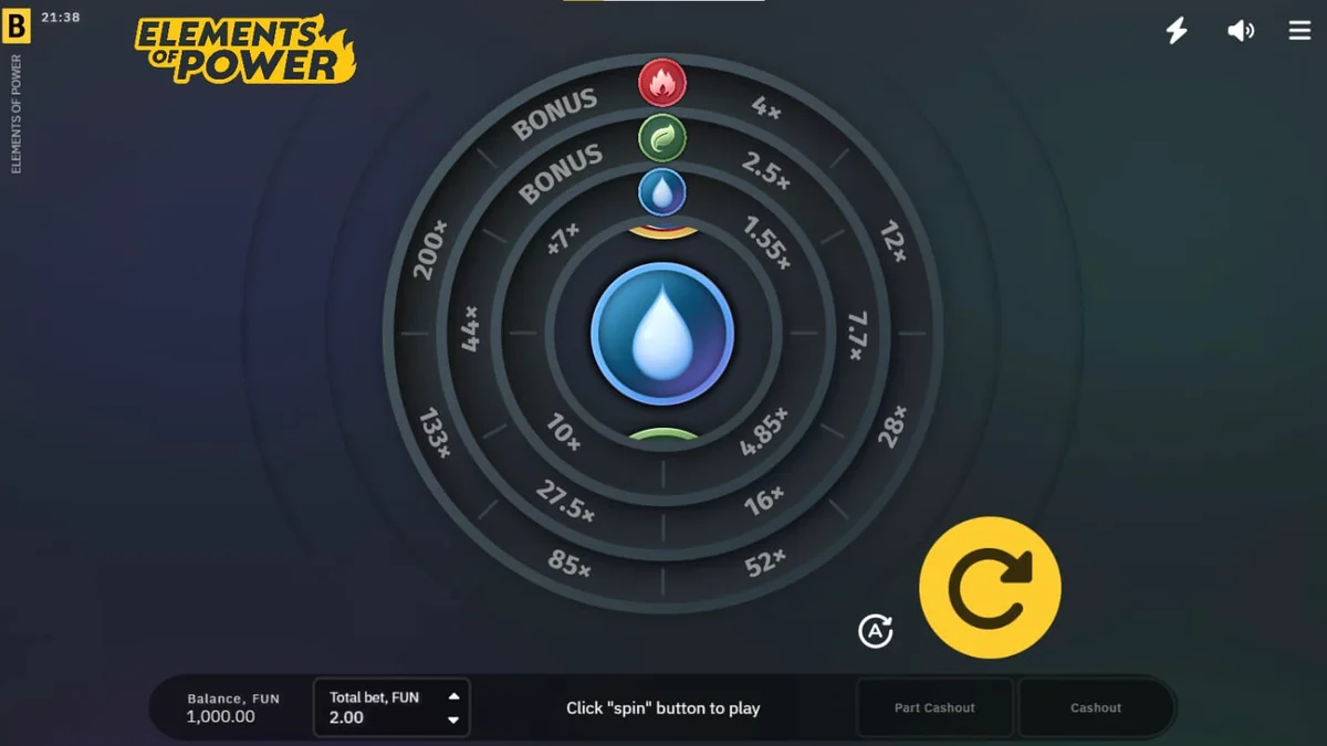 Elemen mistis dan simbol progresif dalam permainan slot Elements of Power